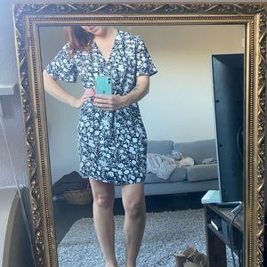 Brand new Caslon black and white floral dress!